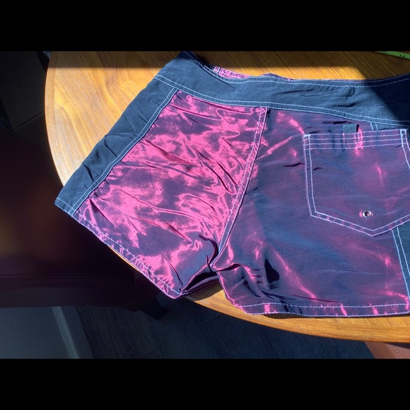 Jealousy Drawstring Closure Faux Silky Feel Shorts - Picture 8 of 16